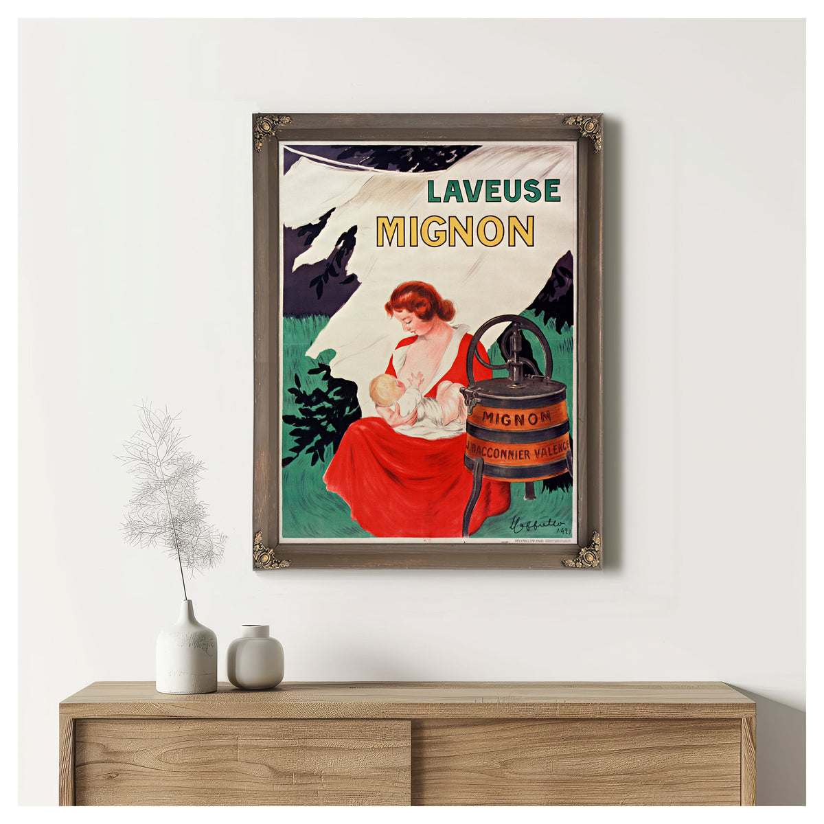 Laveuse Mignon 1921 By Leonetto Cappiello