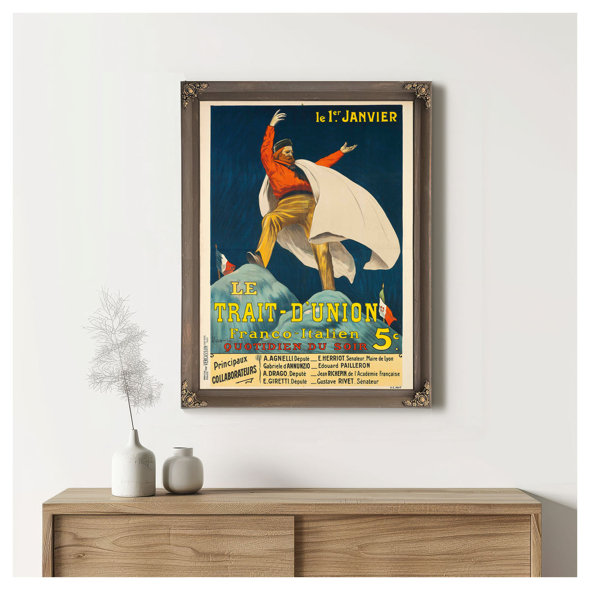 Le Trait Dunion By Leonetto Cappiello
