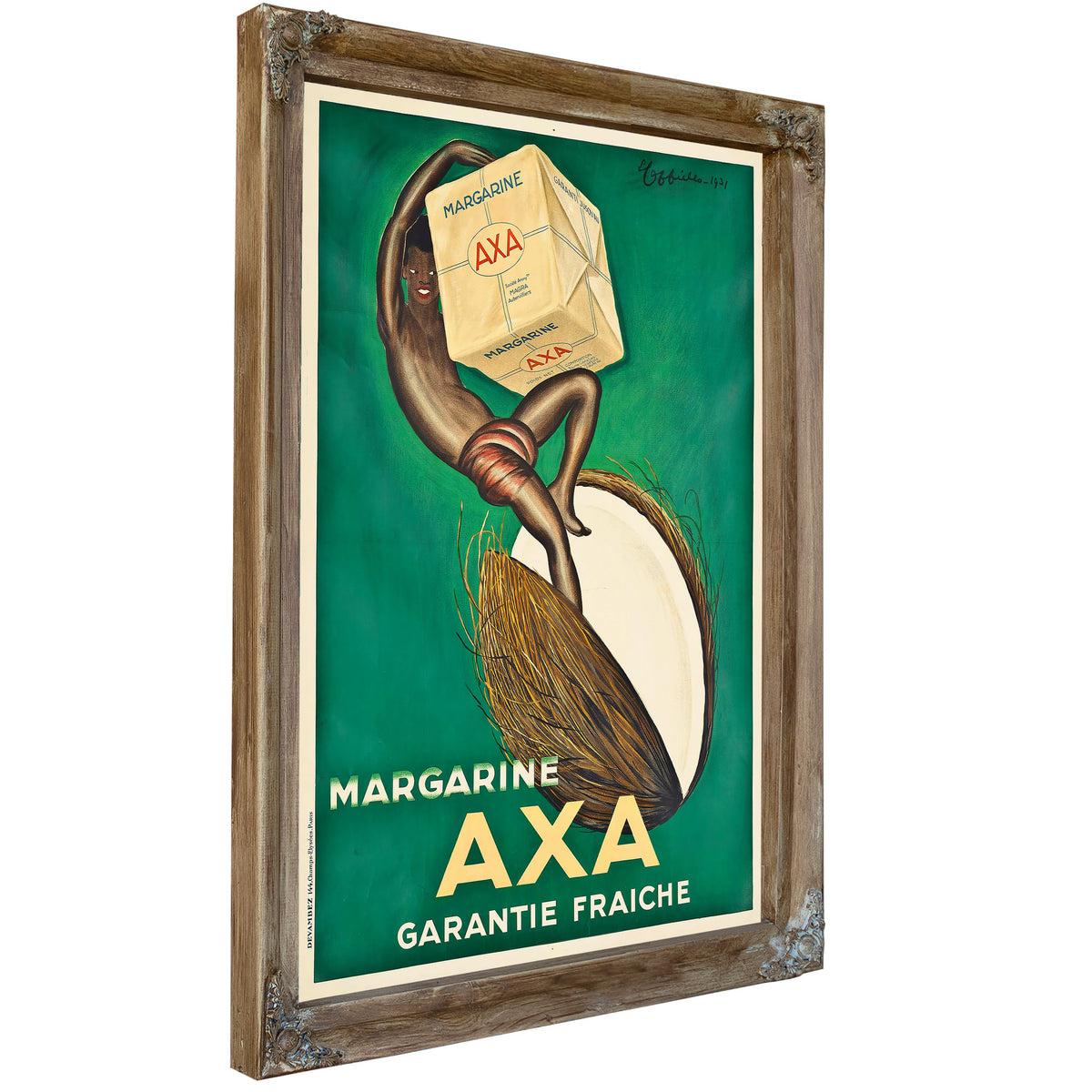 Margarine Axa 1931 By Leonetto Cappiello