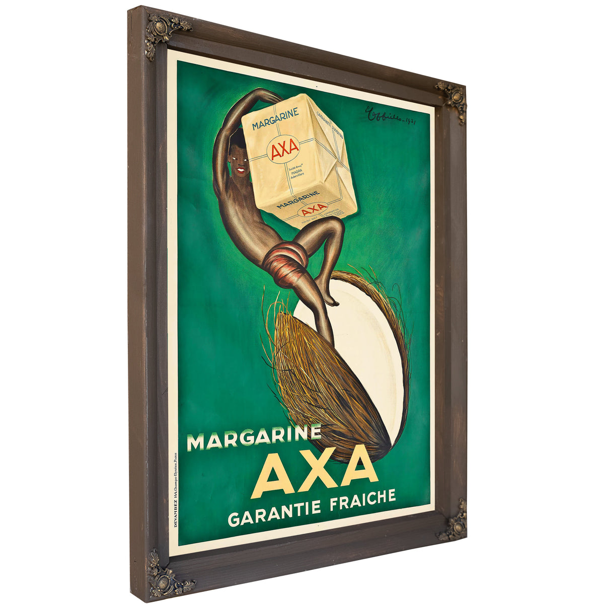 Margarine Axa 1931 By Leonetto Cappiello
