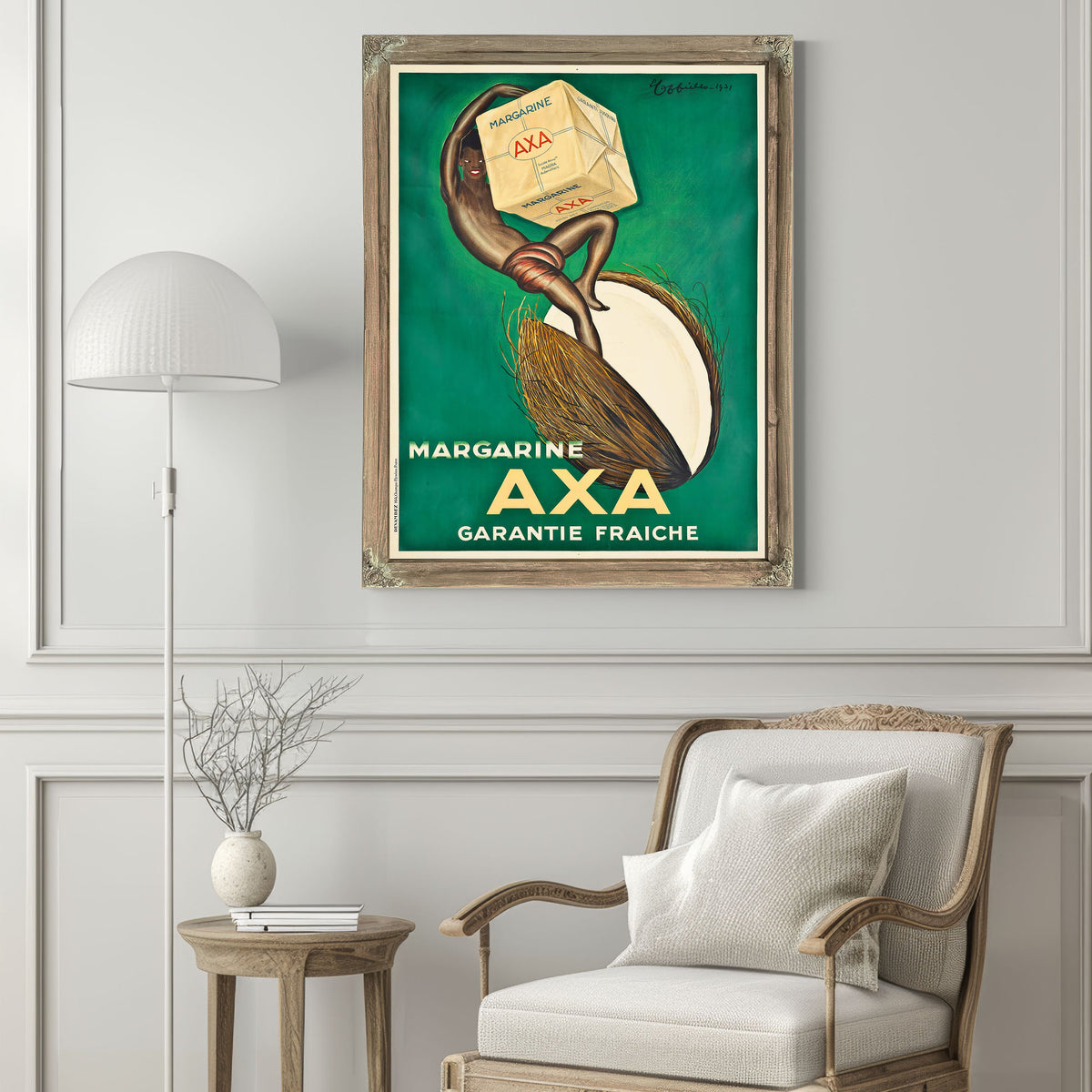 Margarine Axa 1931 By Leonetto Cappiello