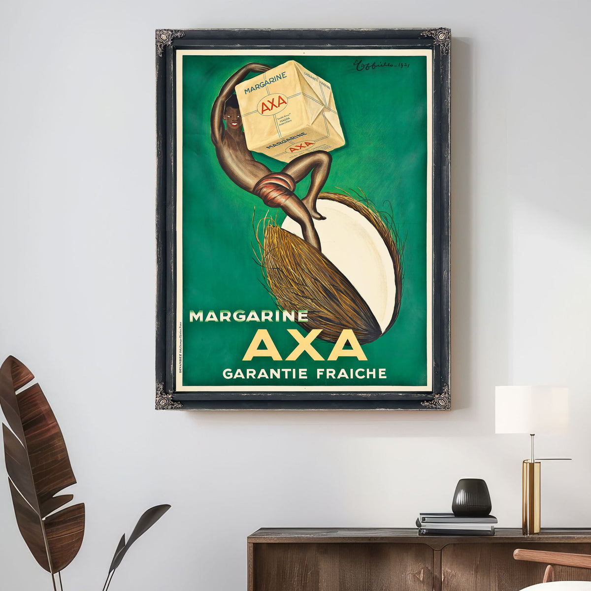 Margarine Axa 1931 By Leonetto Cappiello