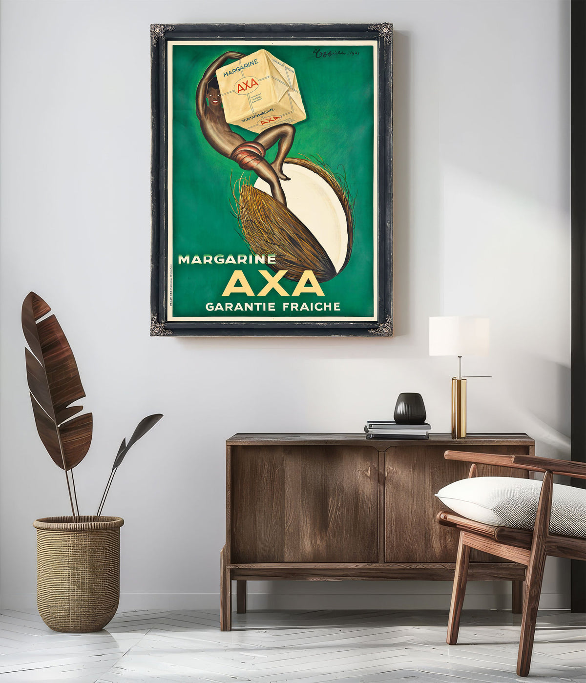 Margarine Axa 1931 By Leonetto Cappiello