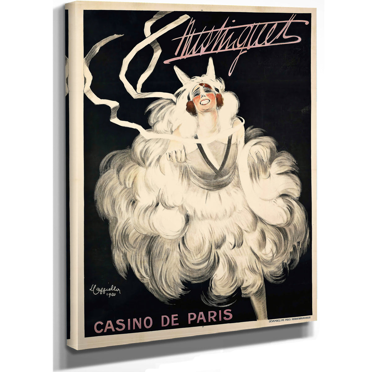 Mistinguett Casino de Paris 1920 By Leonetto Cappiello