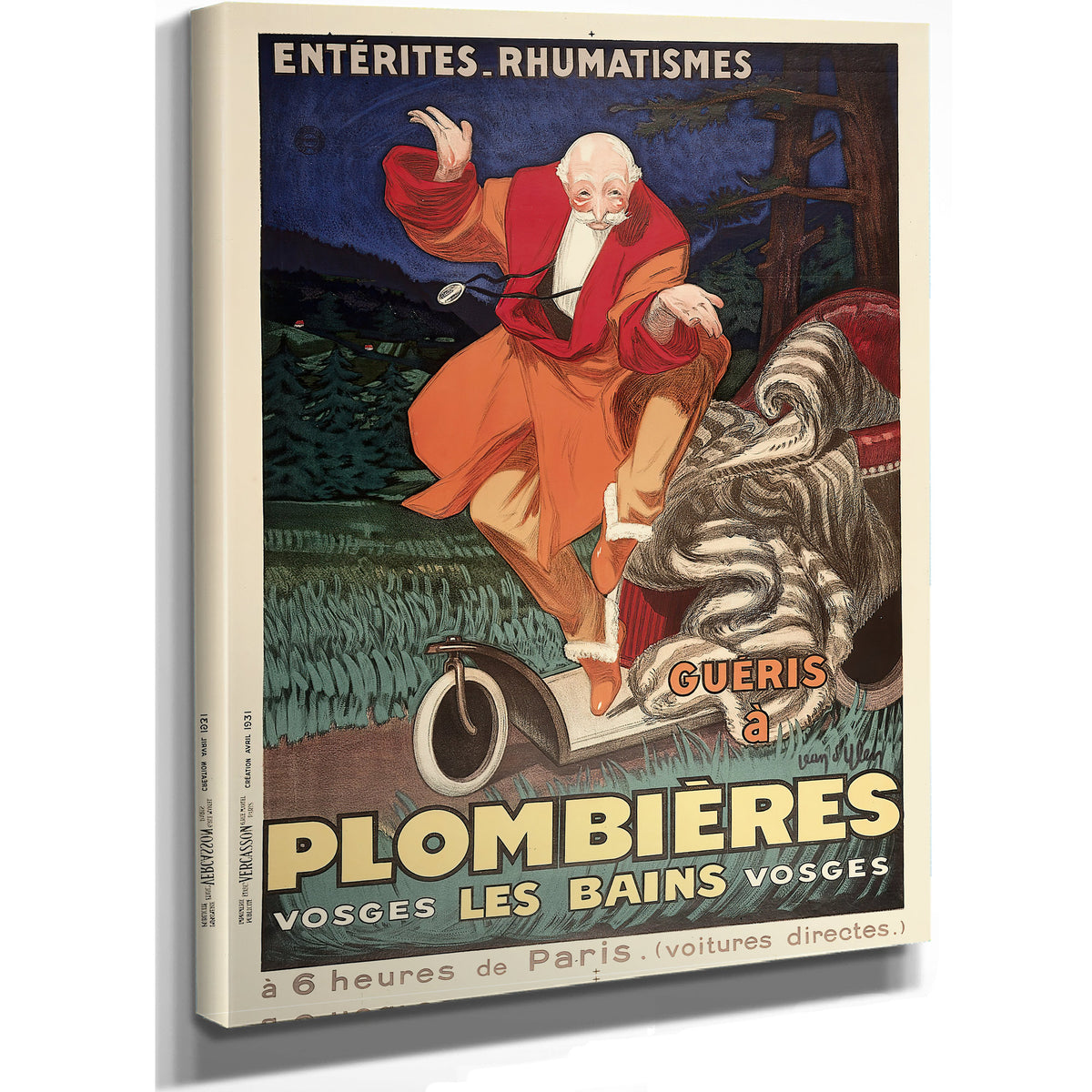 Plombieres Les Bains 1931 By Leonetto Cappiello
