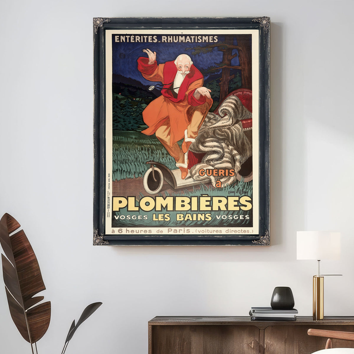 Plombieres Les Bains 1931 By Leonetto Cappiello
