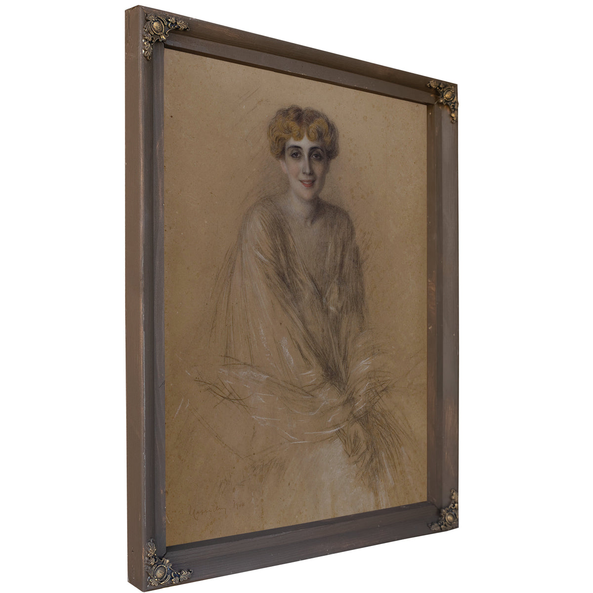 Portrait de Madame Lucien Muhlfeld By Leonetto Cappiello
