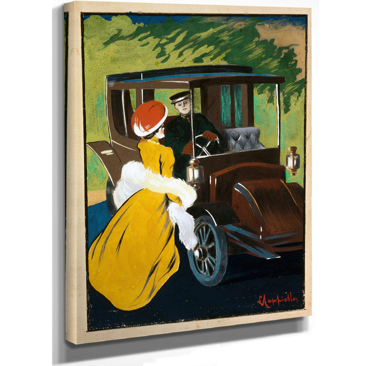 Projet Daffiche Pour Les Automobiles By Leonetto Cappiello