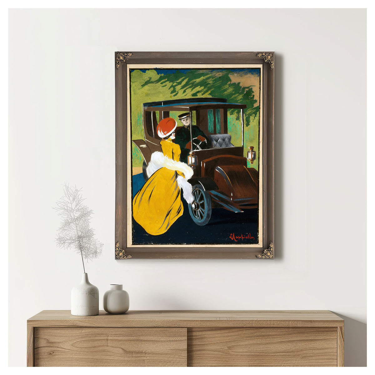 Projet Daffiche Pour Les Automobiles By Leonetto Cappiello