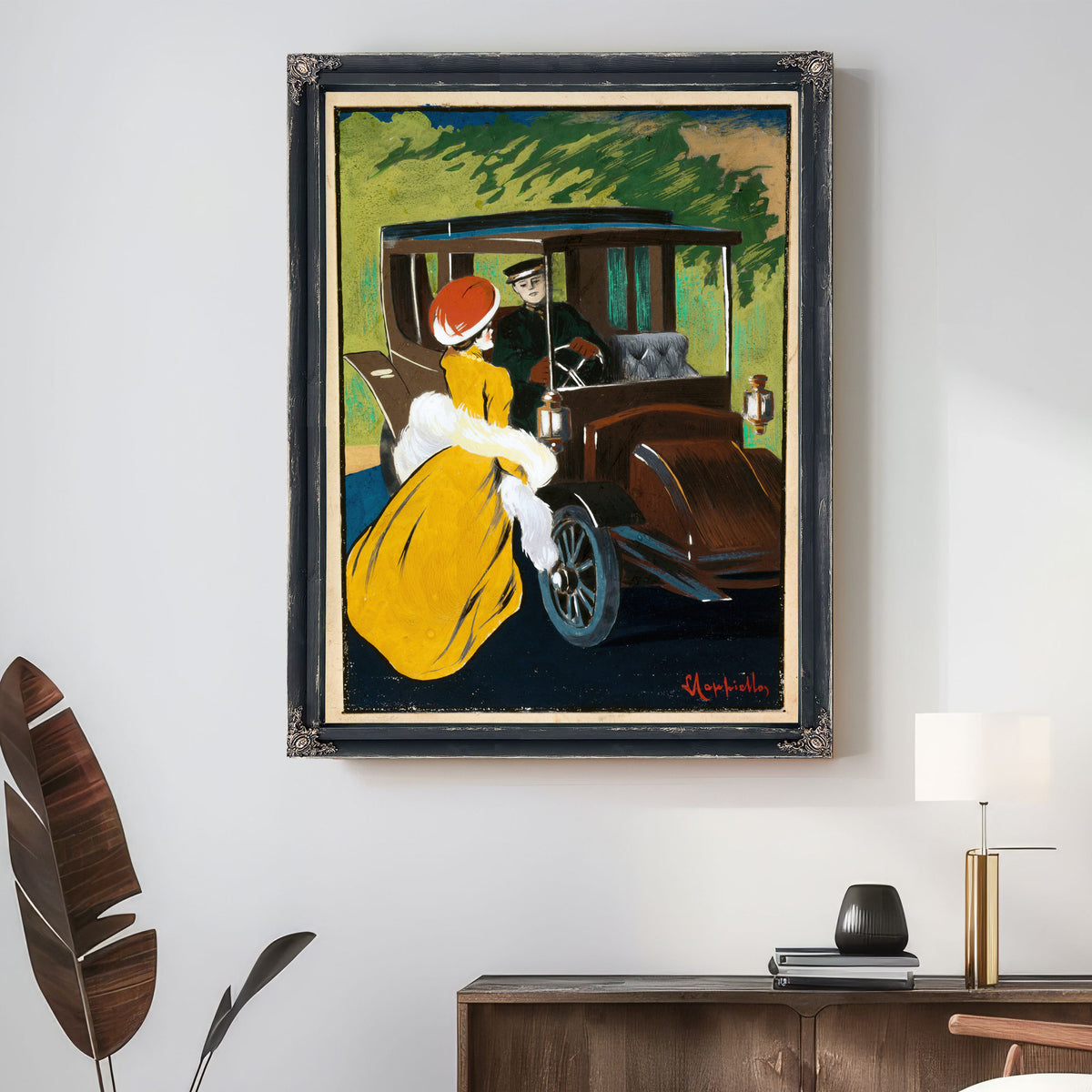 Projet Daffiche Pour Les Automobiles By Leonetto Cappiello