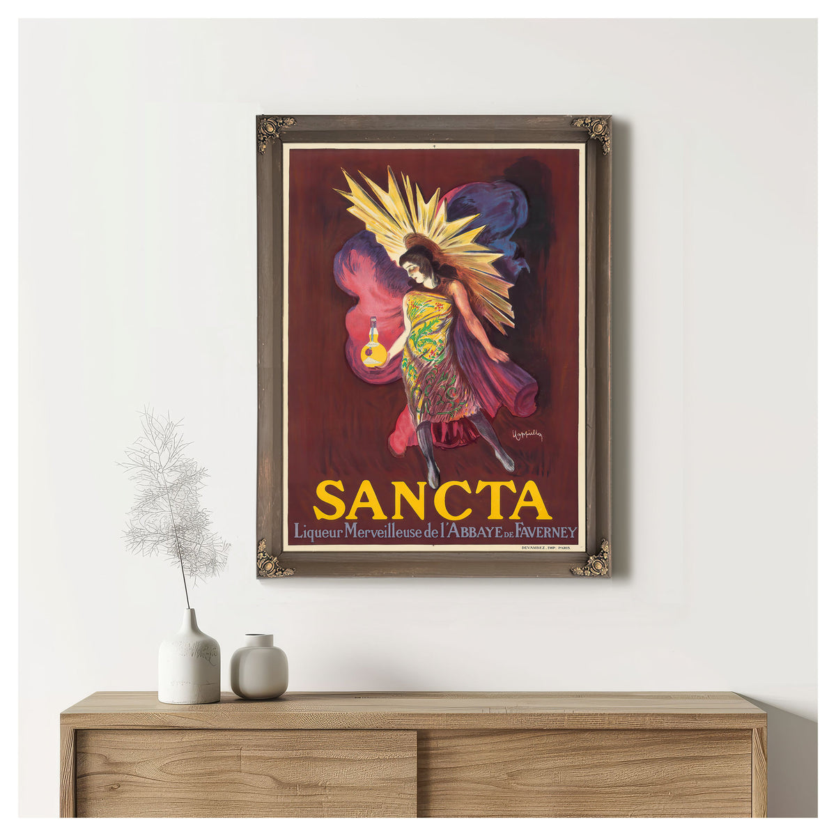 Sancta 1925 By Leonetto Cappiello