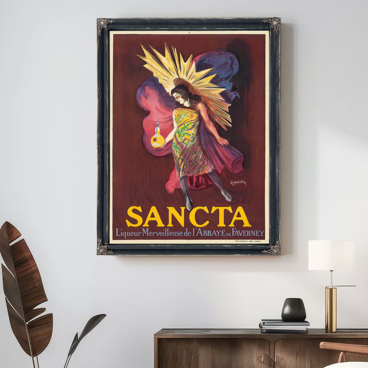 Sancta 1925 By Leonetto Cappiello