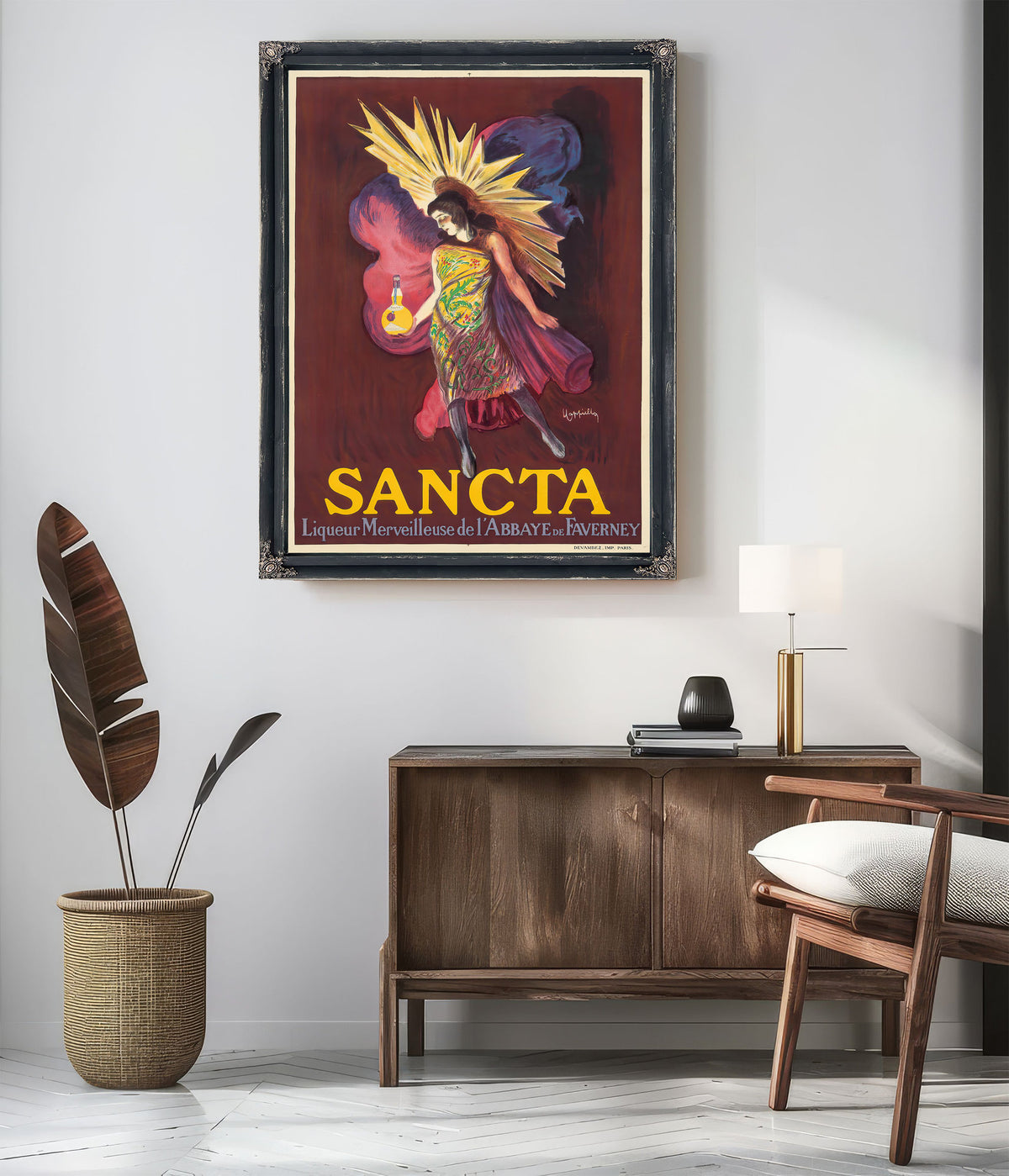 Sancta 1925 By Leonetto Cappiello