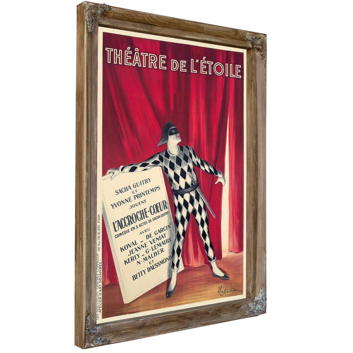 Theatre de Letoile 1923 By Leonetto Cappiello