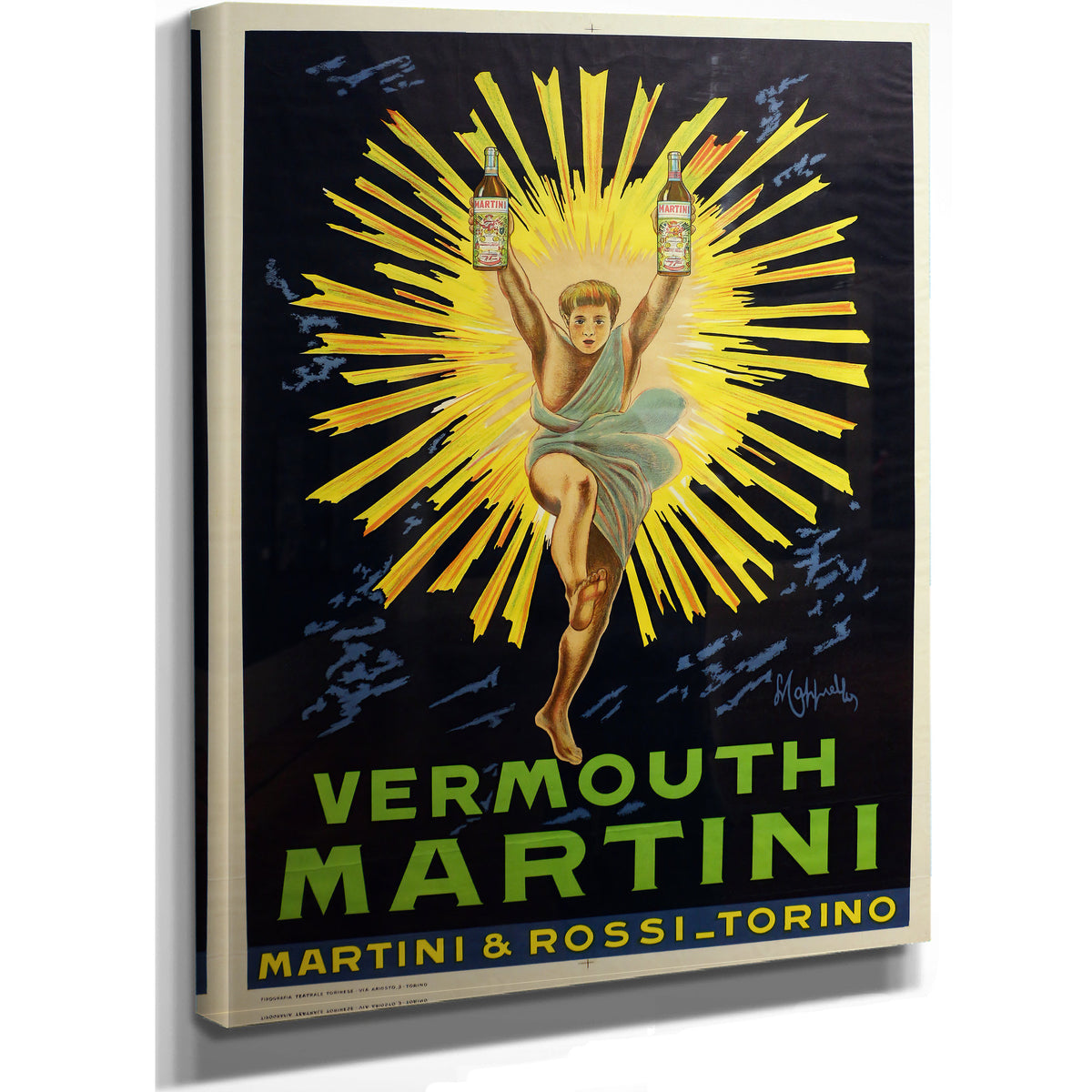 Vermouth Martini 1920 By Leonetto Cappiello