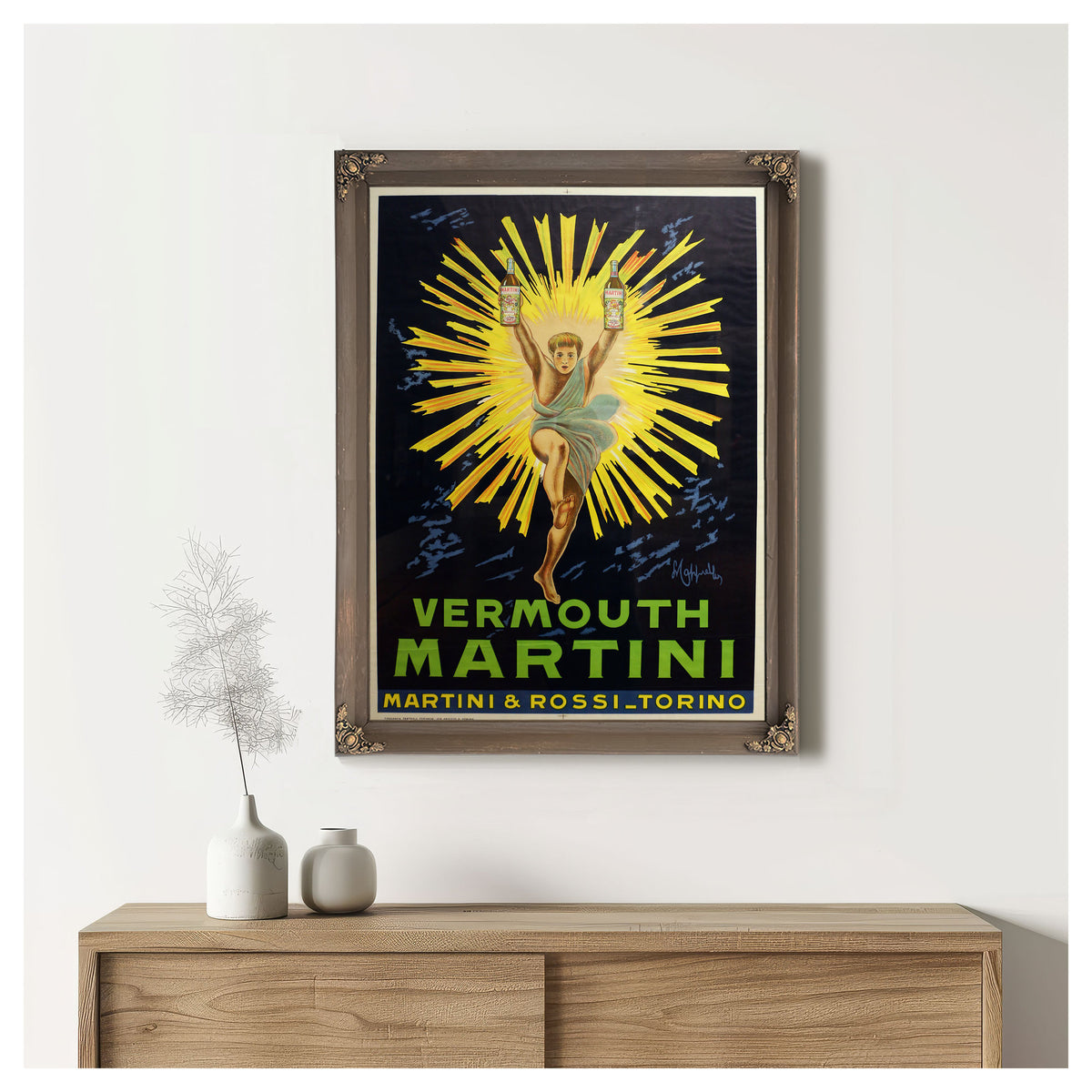 Vermouth Martini 1920 By Leonetto Cappiello