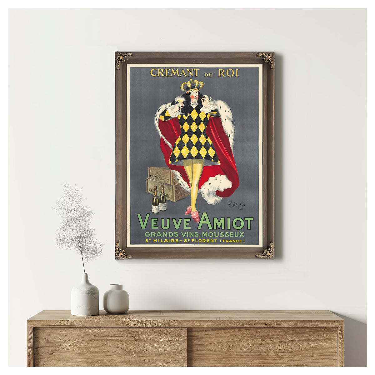 Veuve Amiot 1922 By Leonetto Cappiello