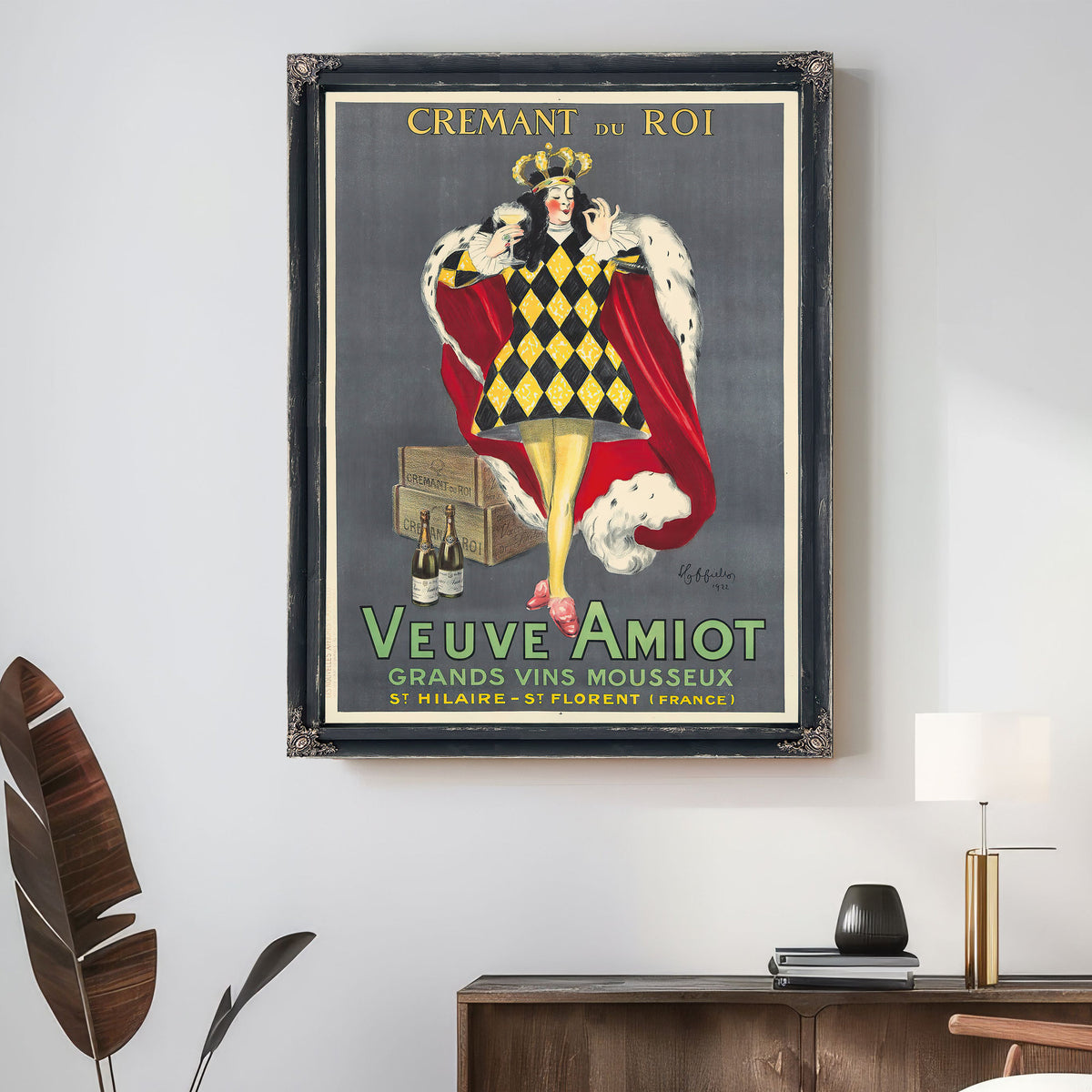 Veuve Amiot 1922 By Leonetto Cappiello