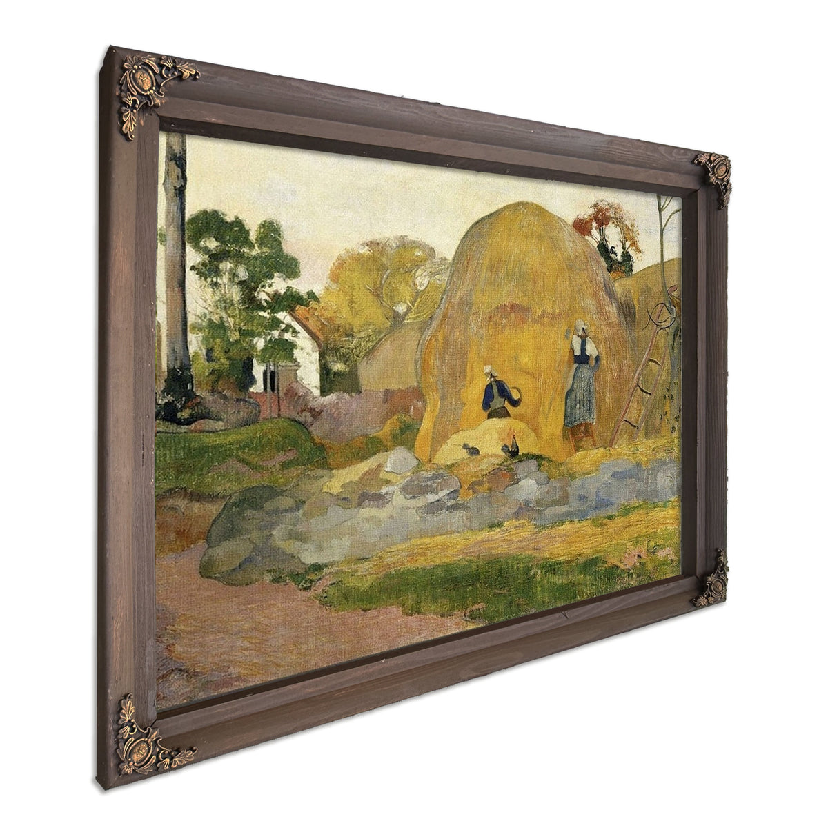 Les Meules Jaunes Ou La Moisson Blonde By Paul Gauguin