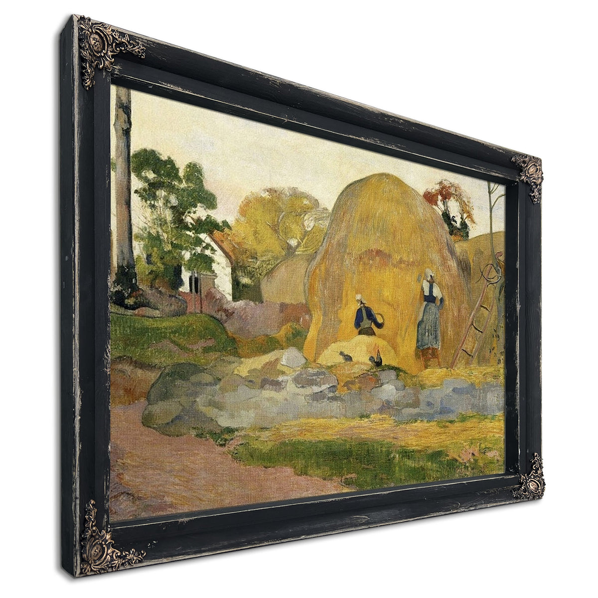 Les Meules Jaunes Ou La Moisson Blonde By Paul Gauguin