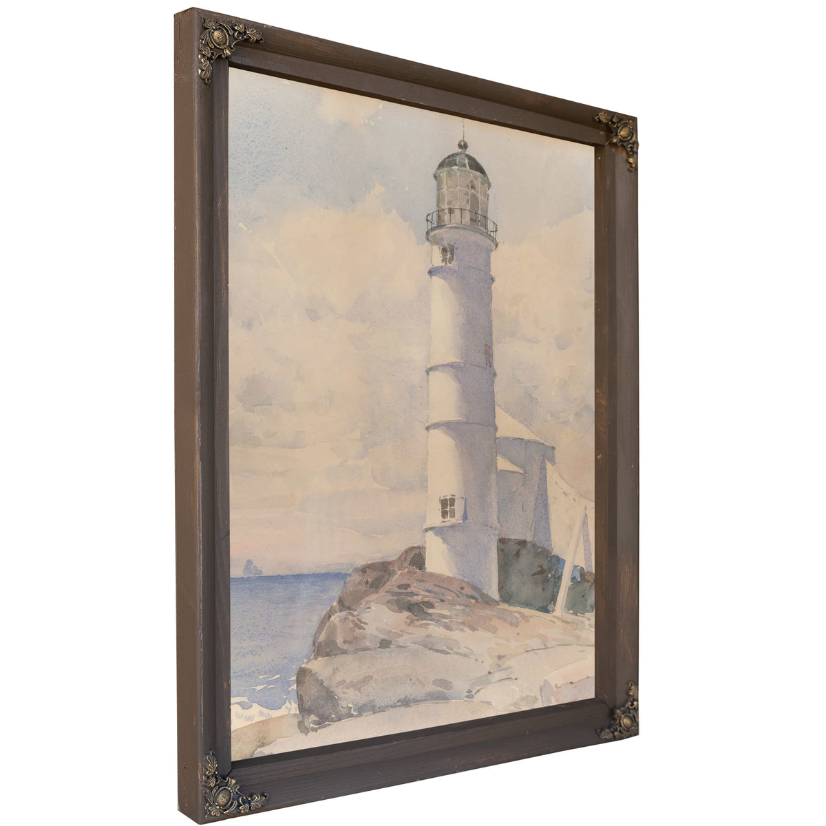 Lighthouse Isle Of Shoals by Childe Hassam