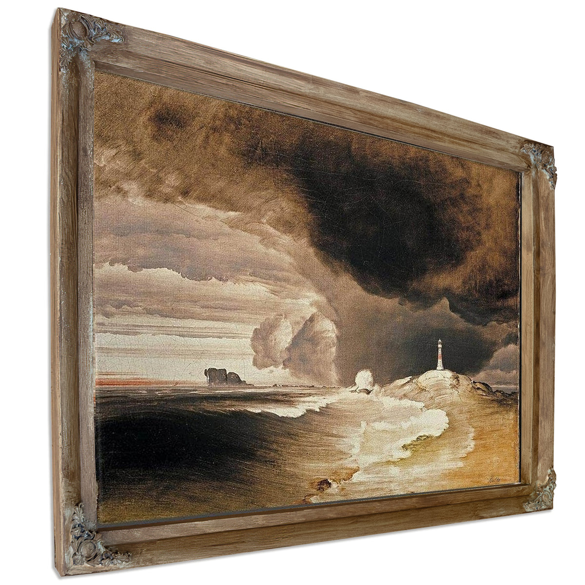 Lighthouse On The Norwegian Coast By Peder Balke