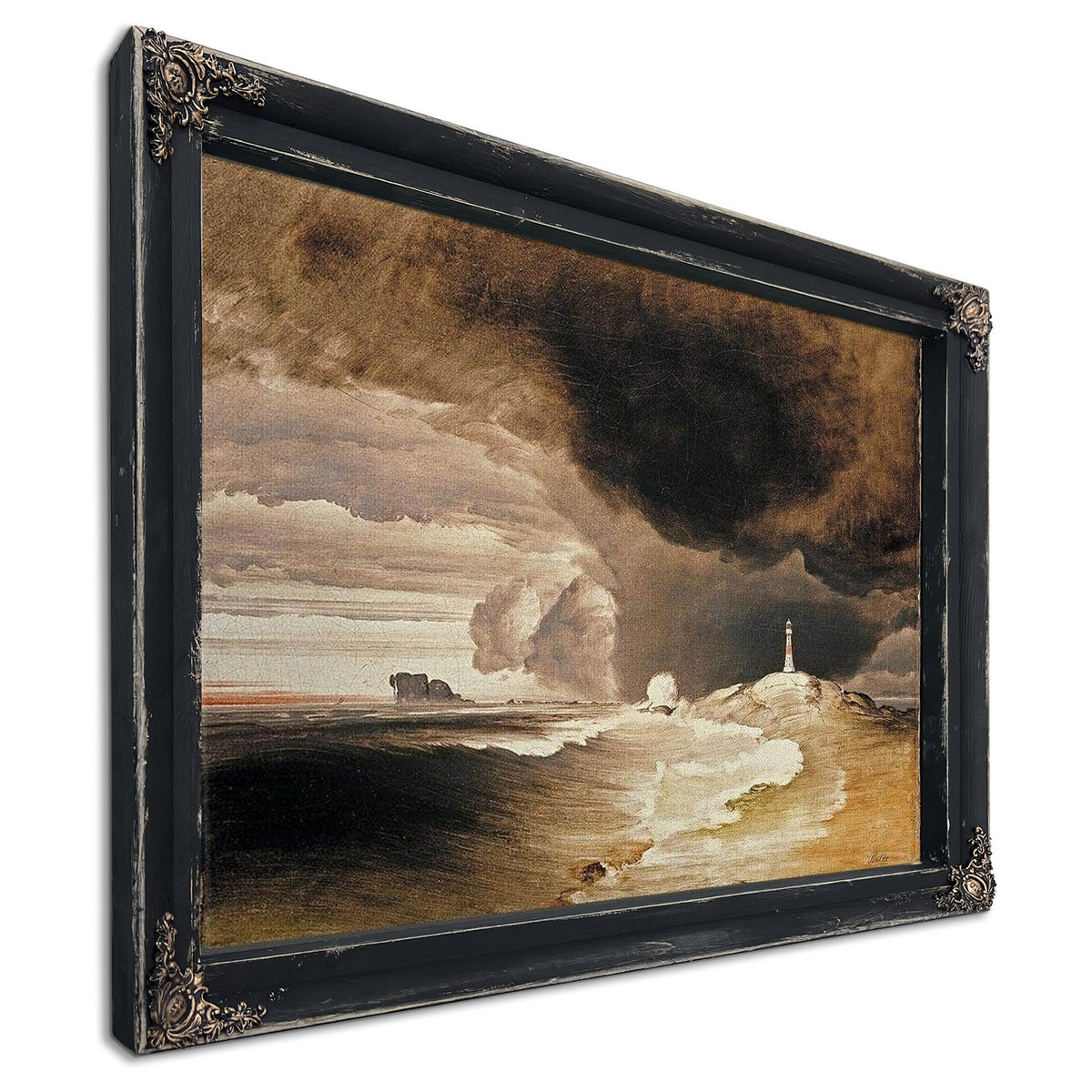 Lighthouse On The Norwegian Coast By Peder Balke
