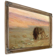 Lion Drinking By Henry Ossawa Tanner