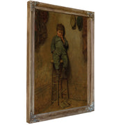 Little Boy On A Stool by Eastman Johnson