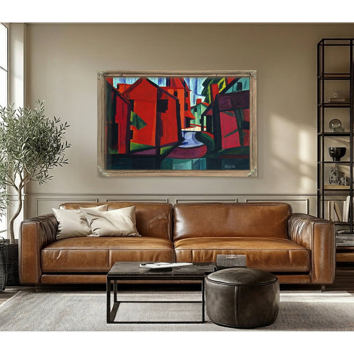 Little Falls, New Jersey By Oscar Bluemner