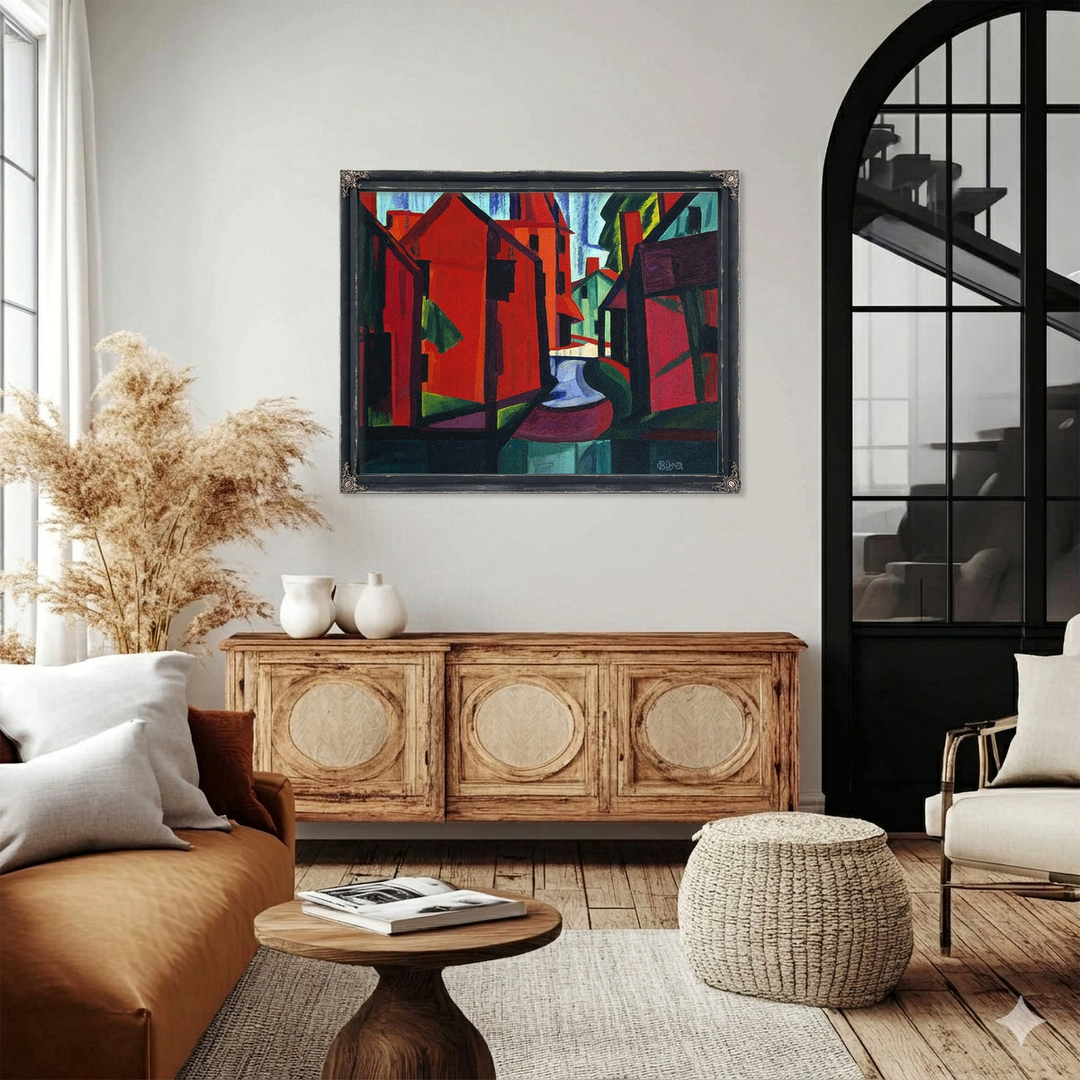Little Falls, New Jersey By Oscar Bluemner