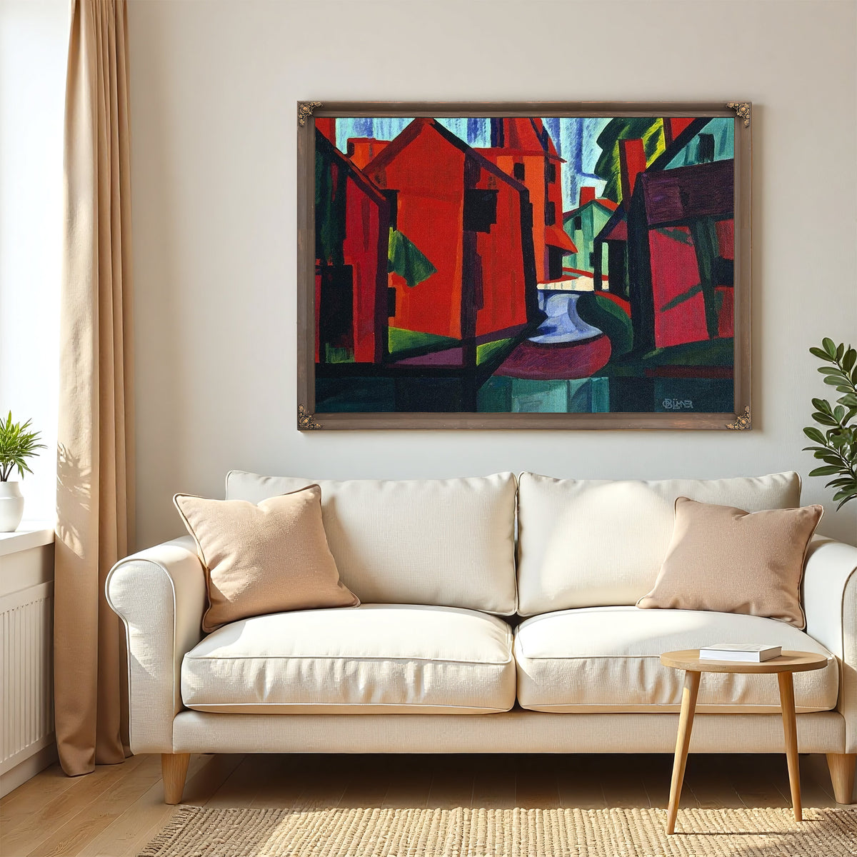 Little Falls, New Jersey By Oscar Bluemner