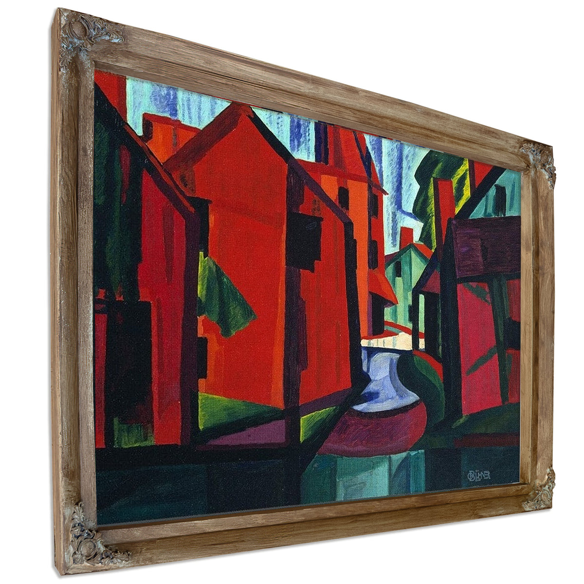 Little Falls, New Jersey By Oscar Bluemner