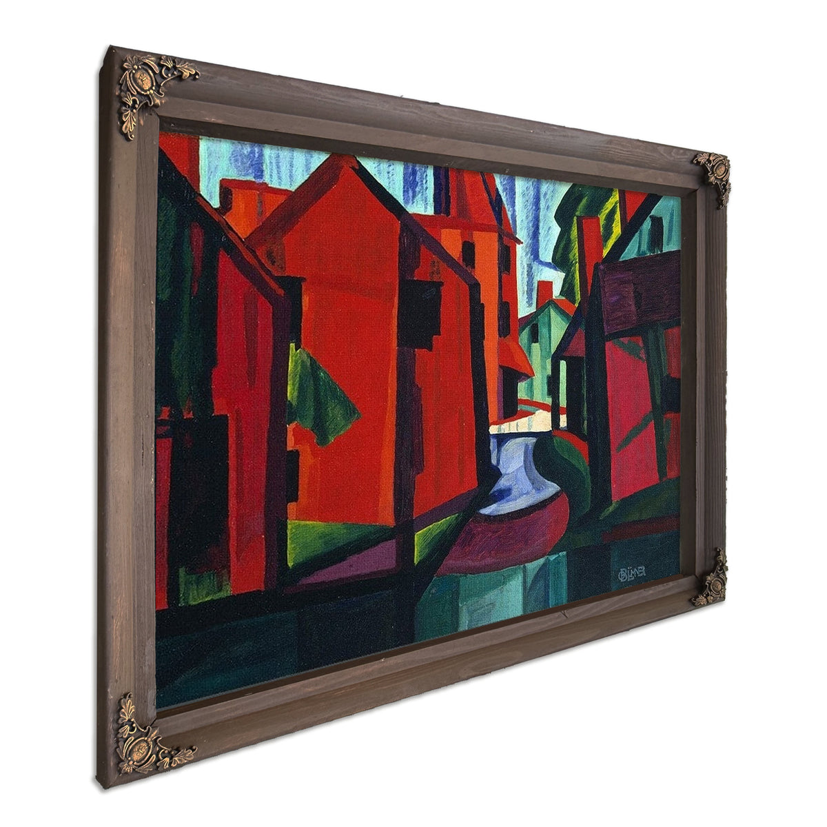 Little Falls, New Jersey By Oscar Bluemner