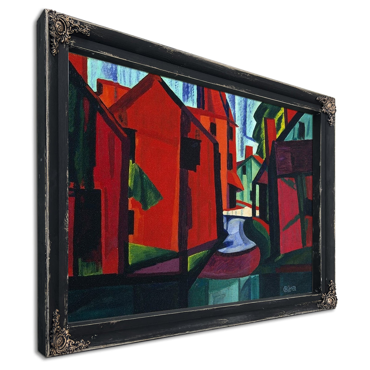 Little Falls, New Jersey By Oscar Bluemner