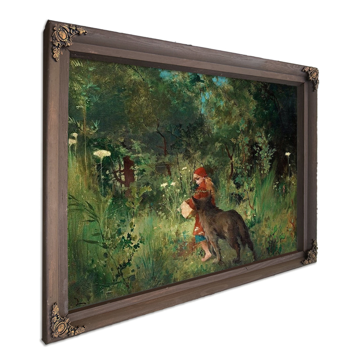 Little Red Riding Hood By Carl Larsson