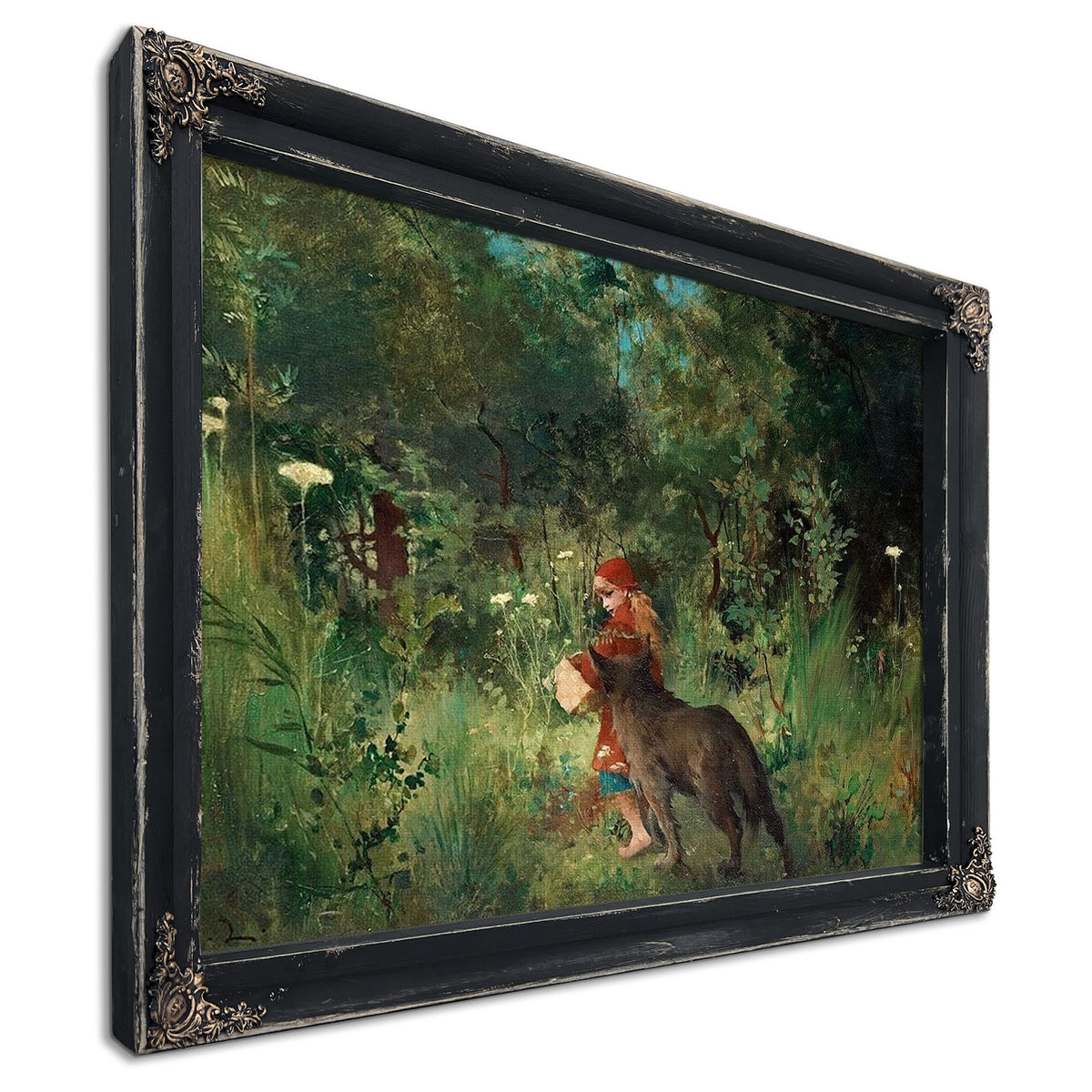 Little Red Riding Hood By Carl Larsson