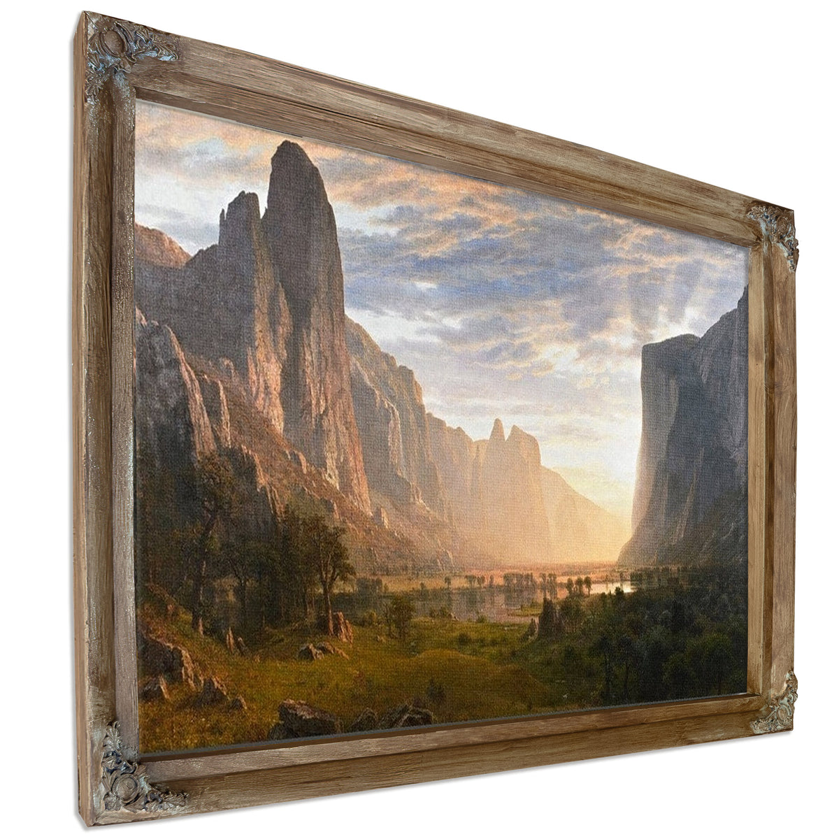 Looking Down Yosemite Valley California 1865 By Albert Bierstadt