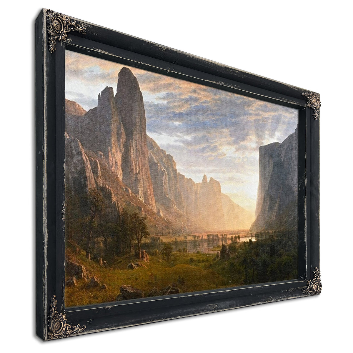 Looking Down Yosemite Valley California 1865 By Albert Bierstadt