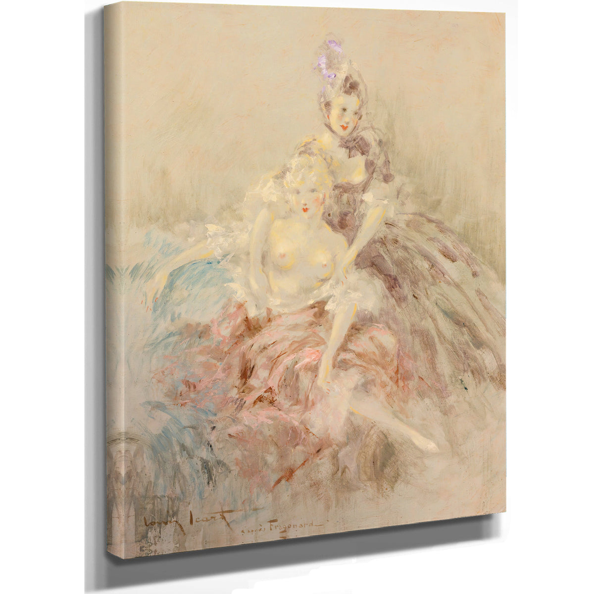 Dapres Fragonard By Louis Icart