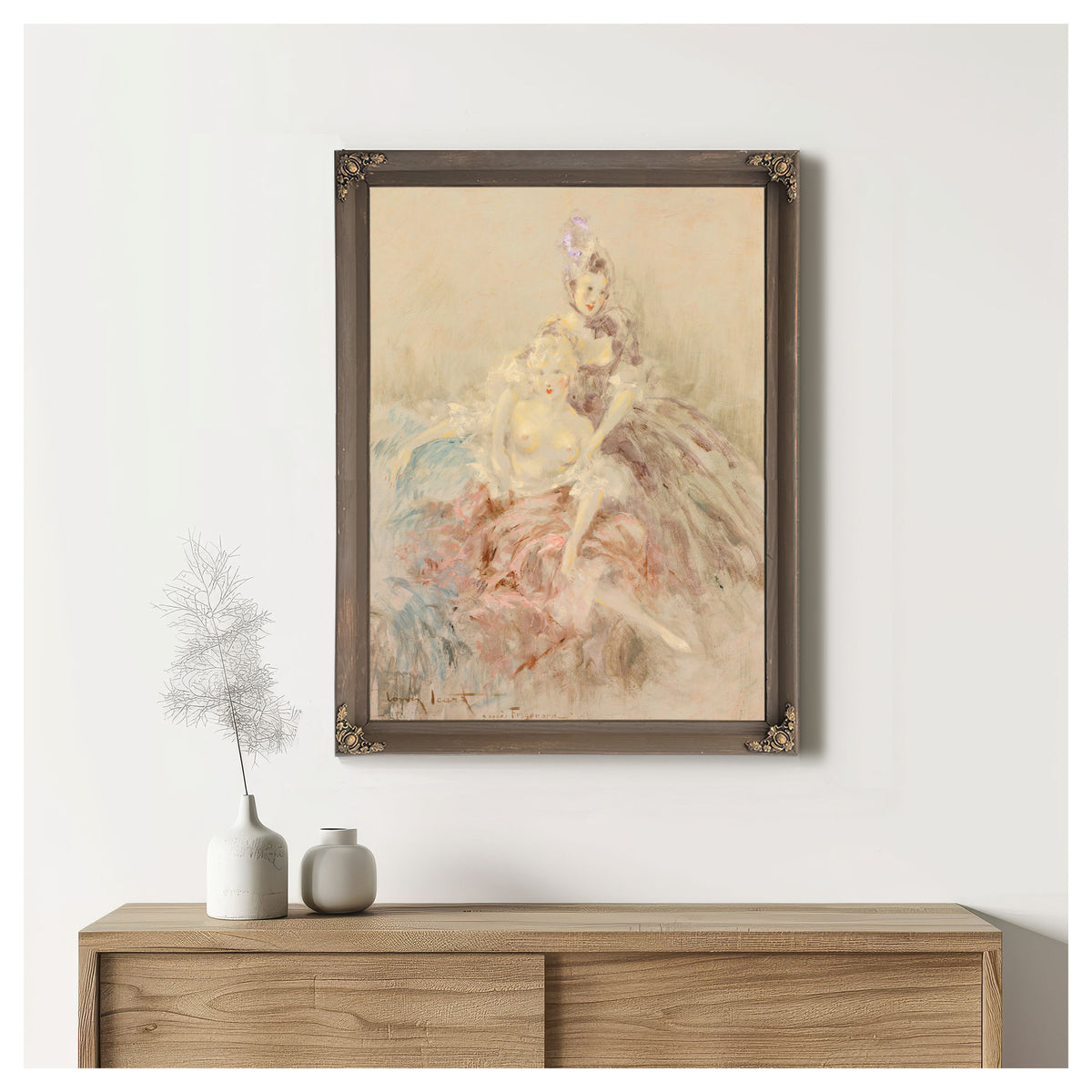Dapres Fragonard By Louis Icart