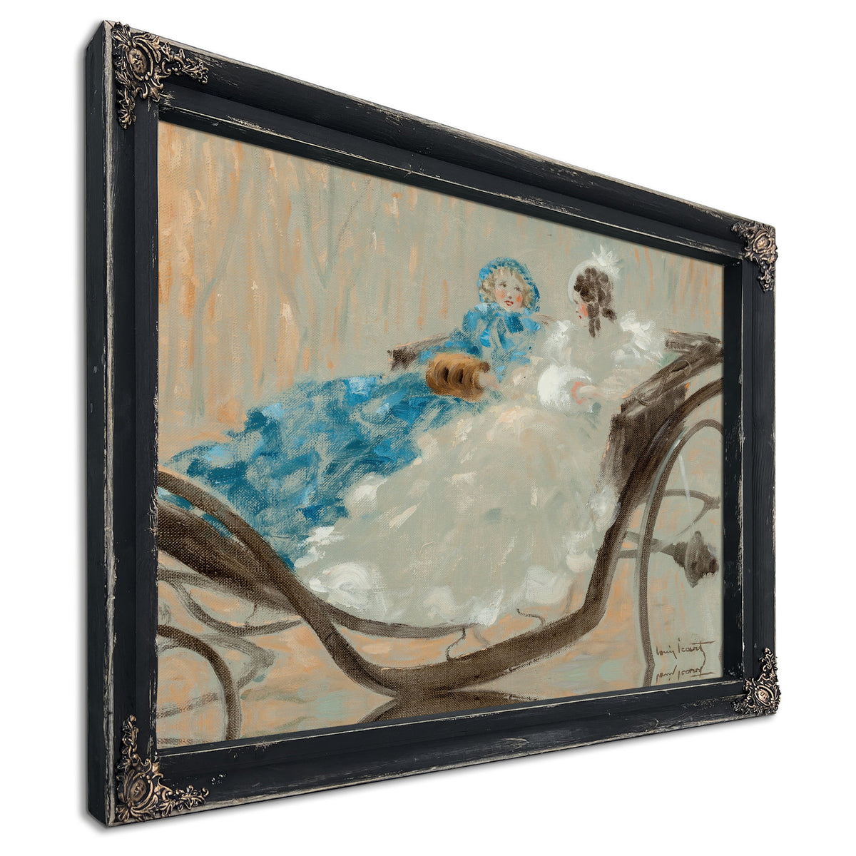 En Caleche Versailles By Louis Icart