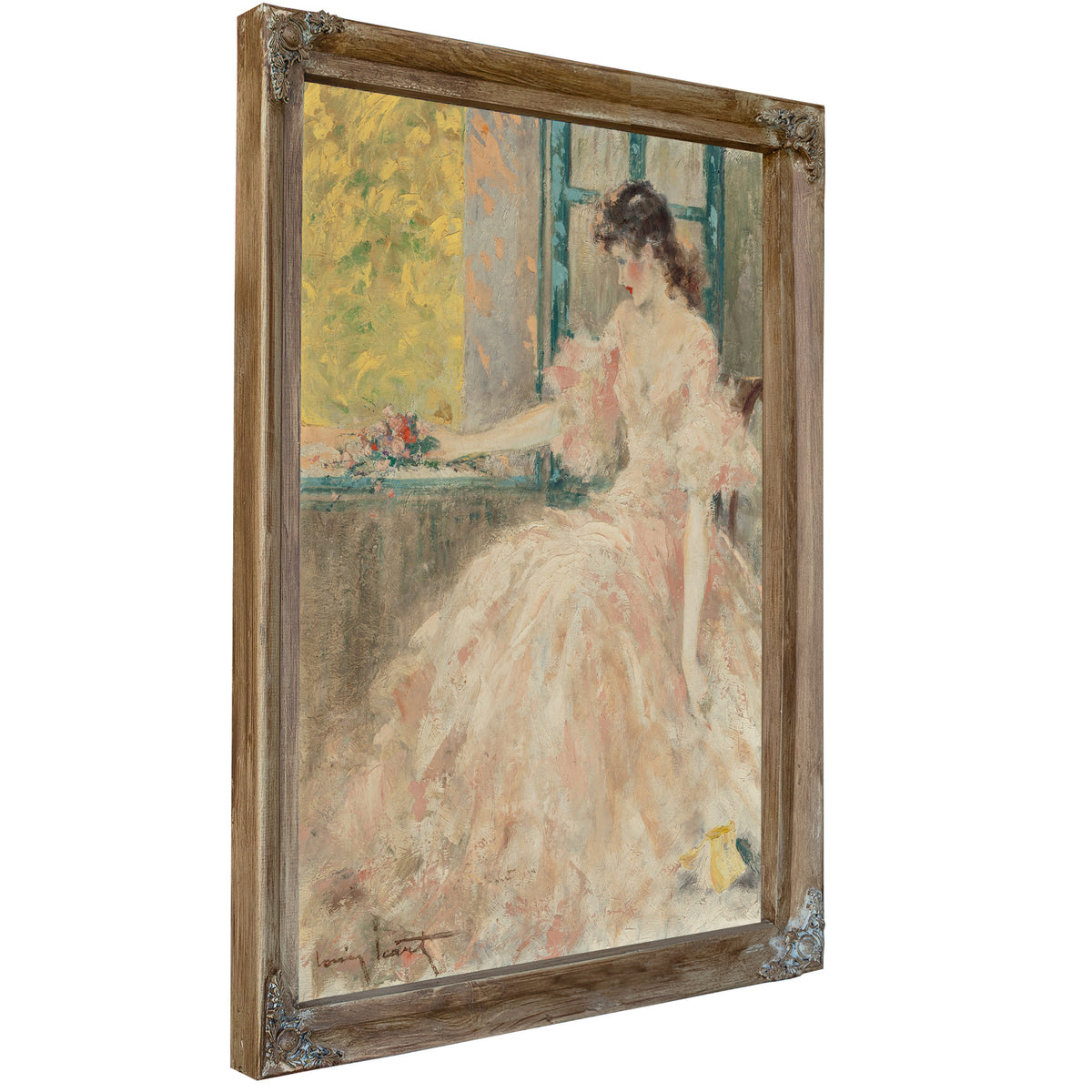 Femme Pensive By Louis Icart