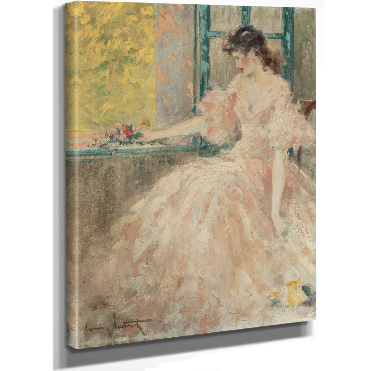 Femme Pensive By Louis Icart