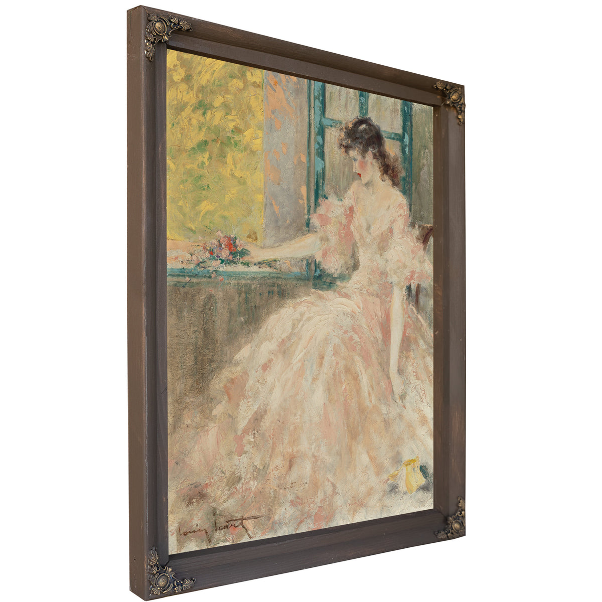 Femme Pensive By Louis Icart