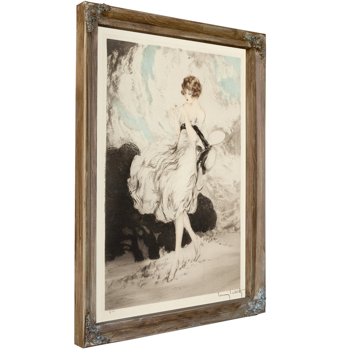 Lady a Daisy By Louis Icart