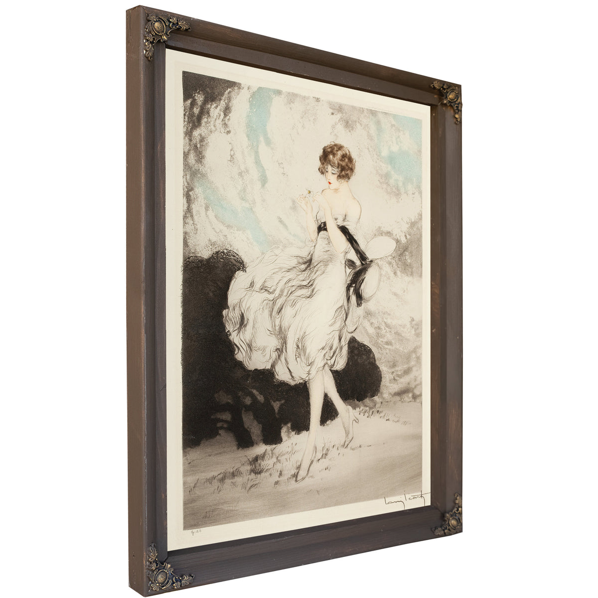 Lady a Daisy By Louis Icart