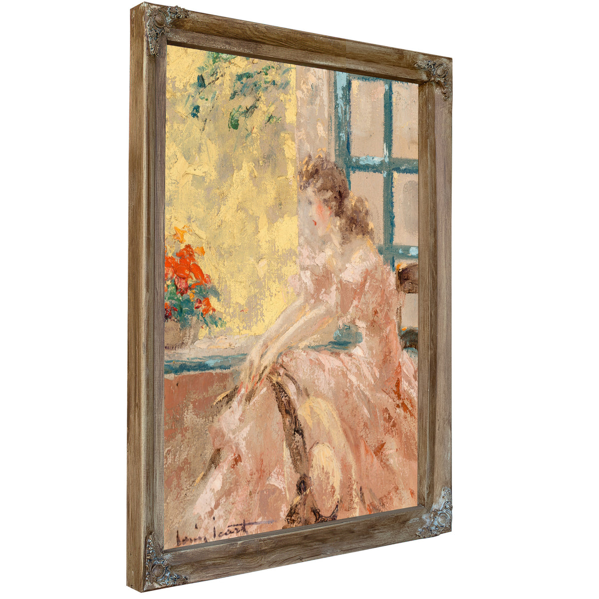 Pensive Matin By Louis Icart