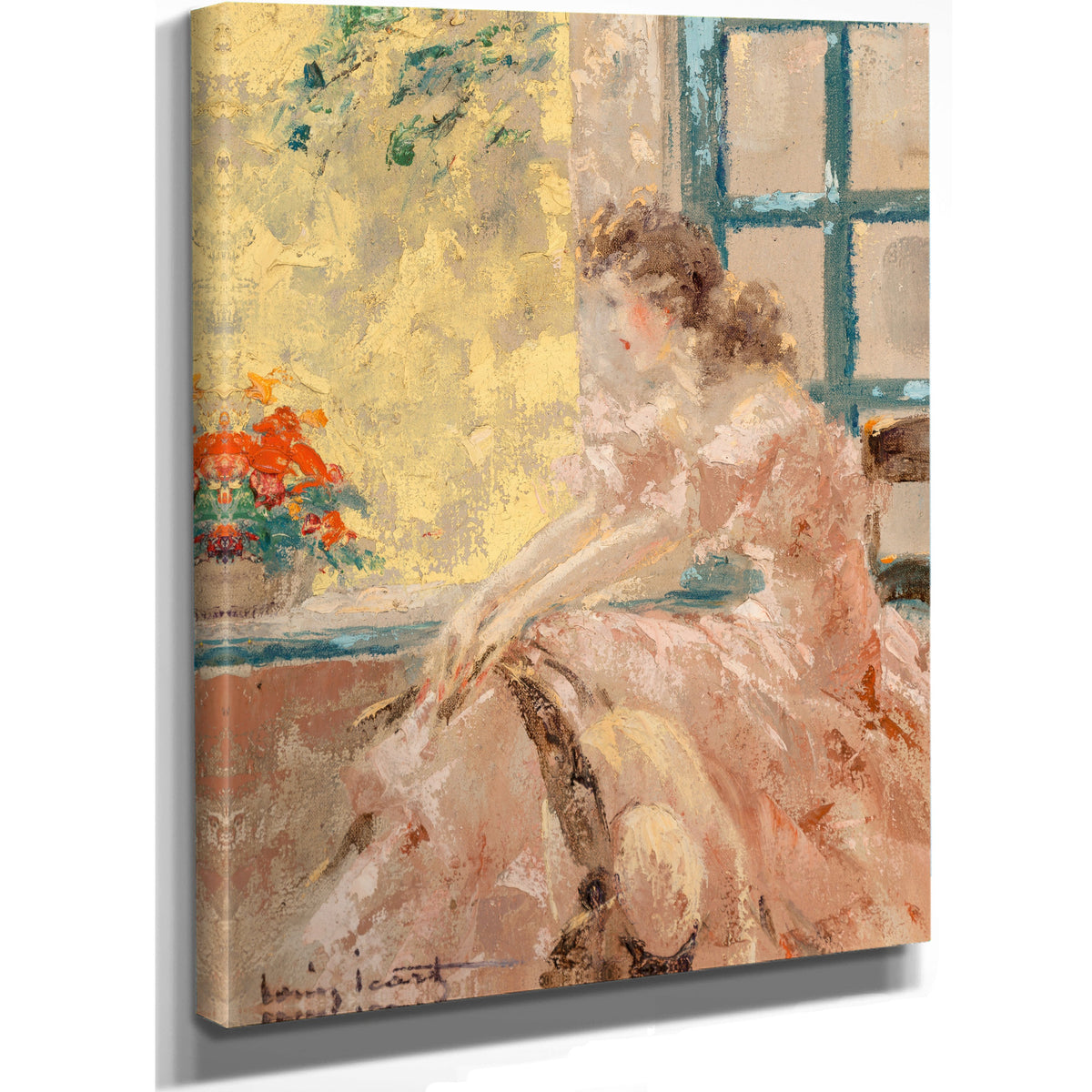 Pensive Matin By Louis Icart