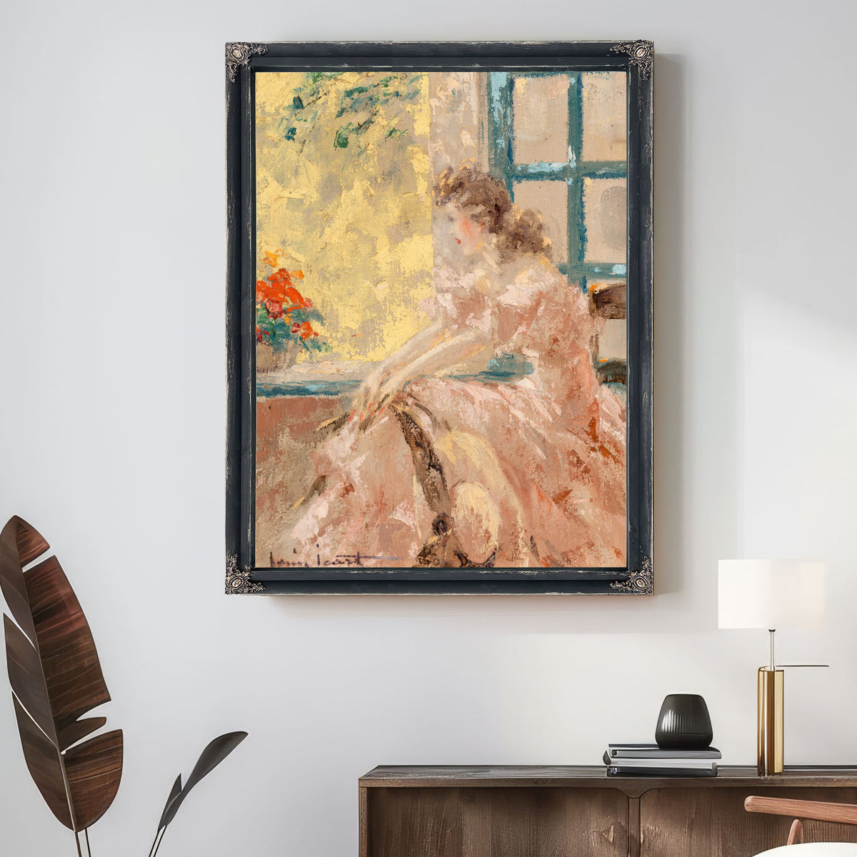 Pensive Matin By Louis Icart